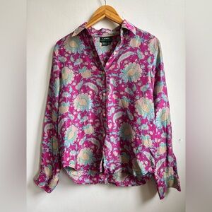 Silk Ralph Lauren Blouse M